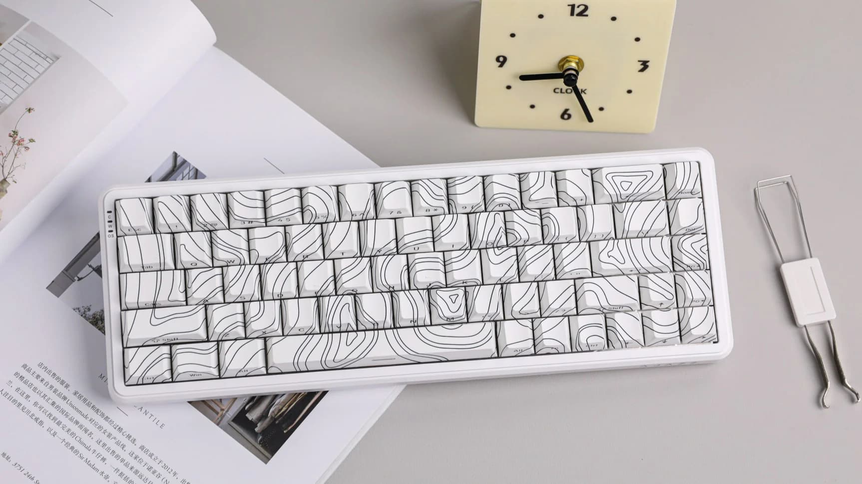 AJAZZ AK680 MAX - Simli mexanik klaviatura, magnitli kalitlar, 8000Hz, RGB